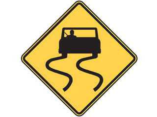 Sign: Slippery When Wet